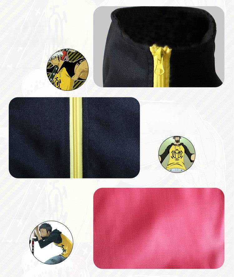 【One Piece】Trafalgar D. Water Law Cosplay Costume Full Set