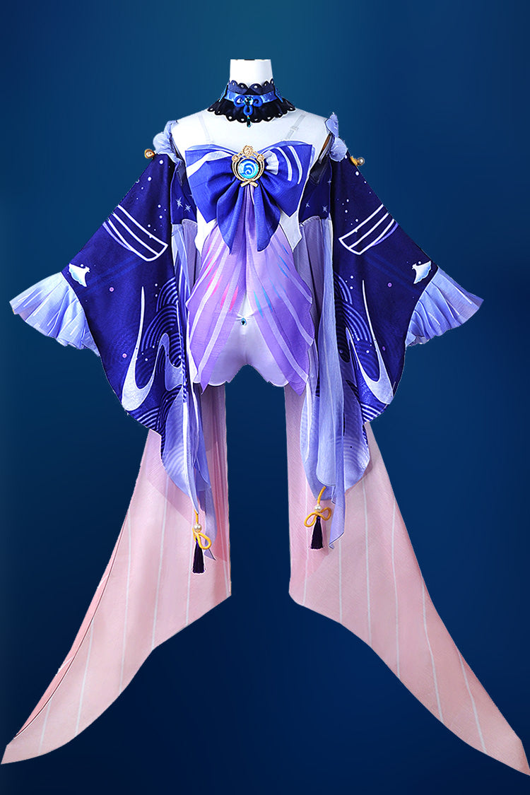 【Genshin Impact】Sangonomiya Kokomi Cosplay Costume Full Set