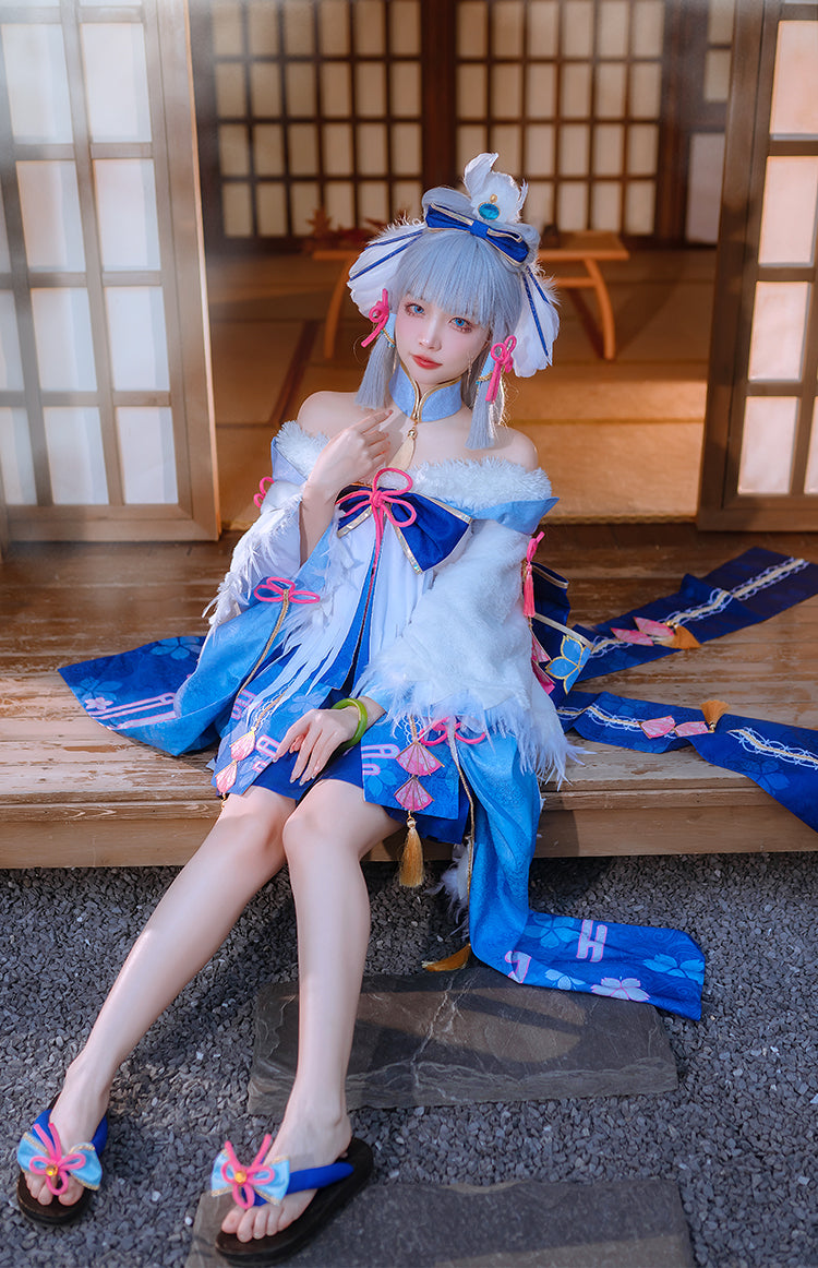 【Genshin Impact】Kamisato Ayaka Cosplay Costume Full Set