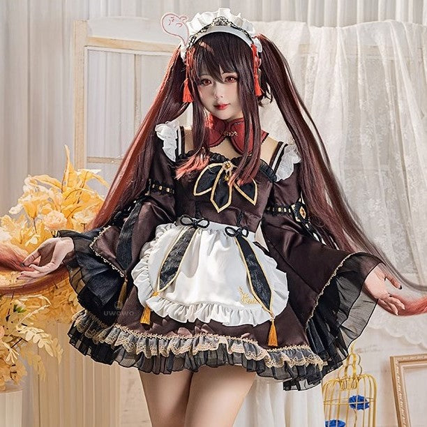 【Genshin Impact】Hu Tao Cosplay Costume Full Set