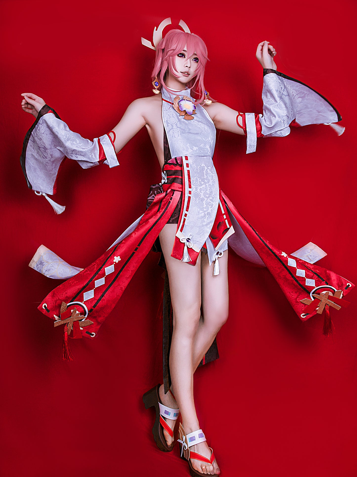 【Genshin Impact】Yae Miko Cosplay Costume Full Set
