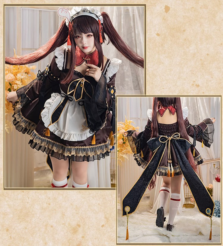 【Genshin Impact】Hu Tao Cosplay Costume Full Set