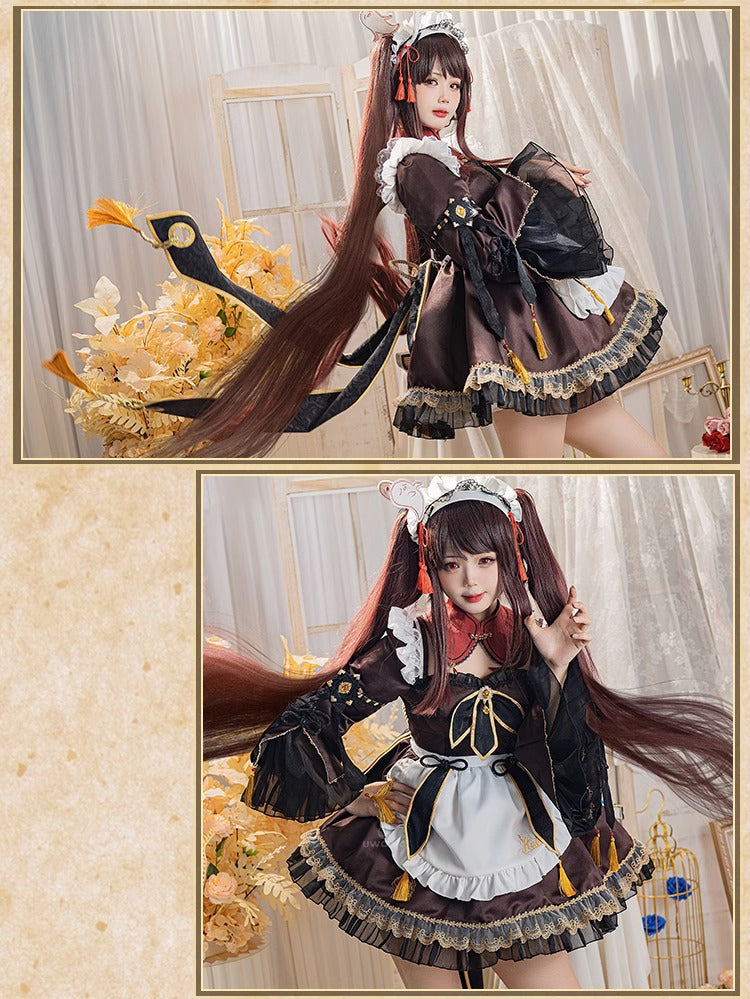 【Genshin Impact】Hu Tao Cosplay Costume Full Set