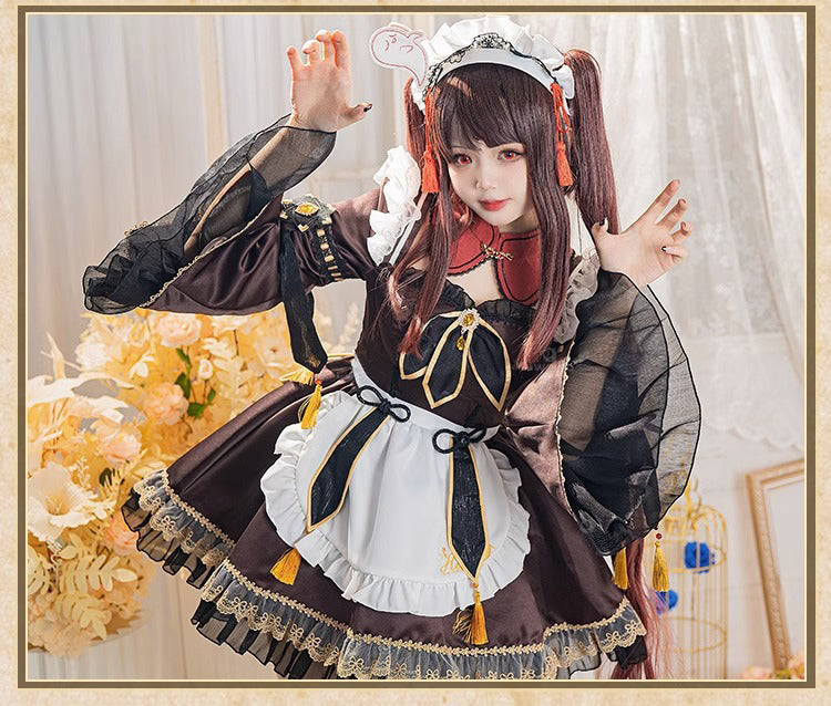 【Genshin Impact】Hu Tao Cosplay Costume Full Set