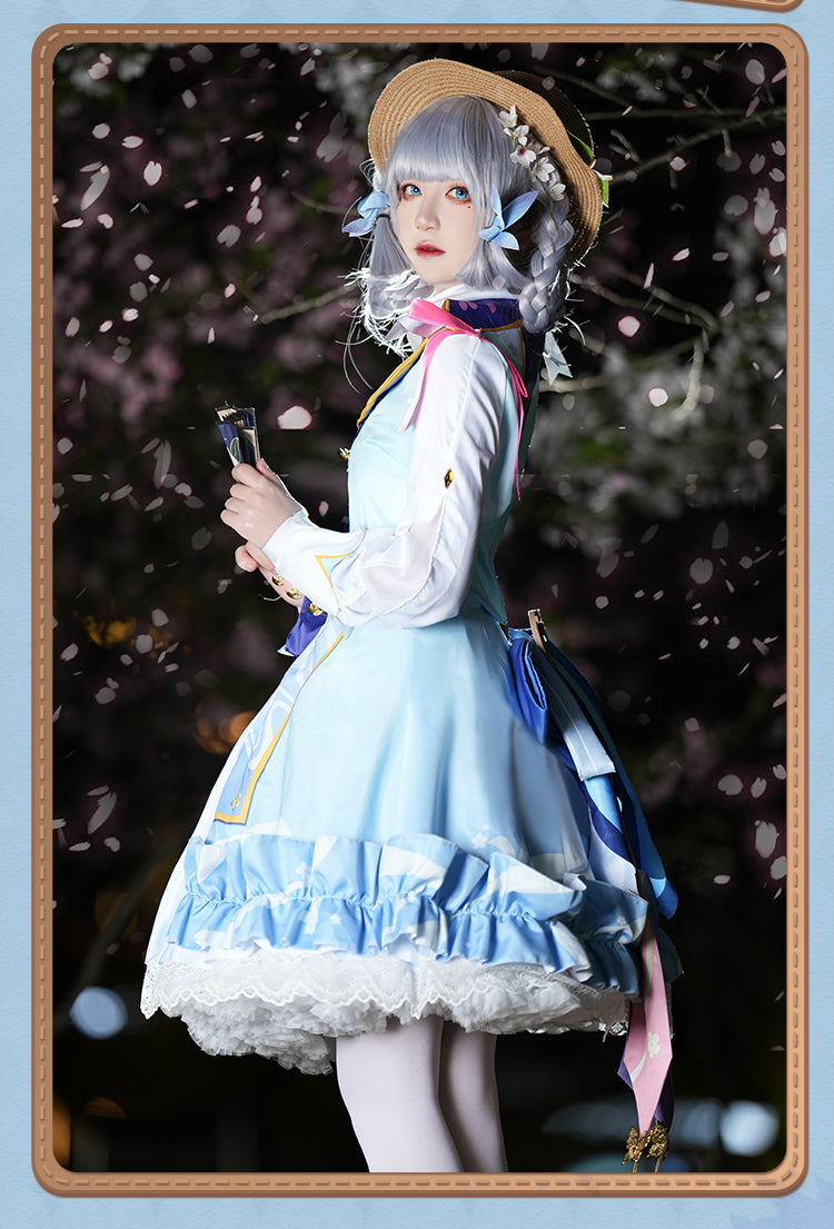 【Genshin Impact】Kamisato Ayaka Cosplay Costume Full Set
