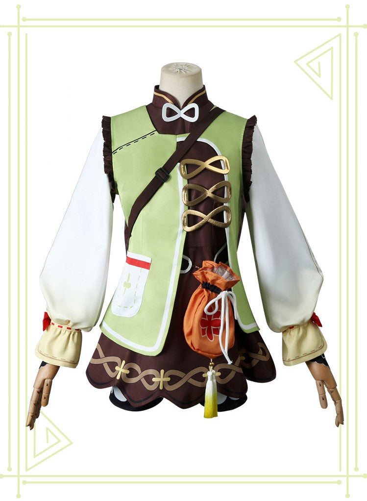 【Genshin Impact】Yaoyao Cosplay Costume Full Set