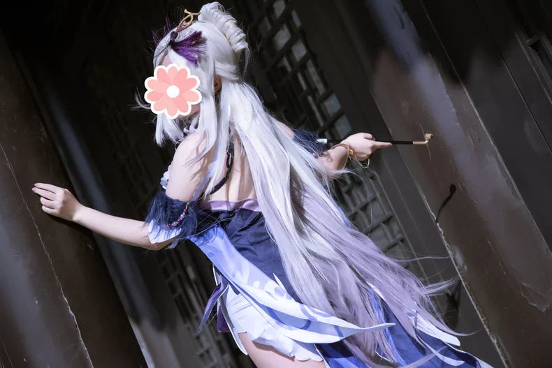 【Genshin Impact】Ningguang(Orchid’s Evening Gown) Cosplay Costume Full Set