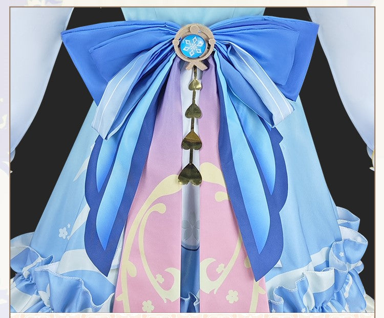 【Genshin Impact】Kamisato Ayaka Cosplay Costume Full Set