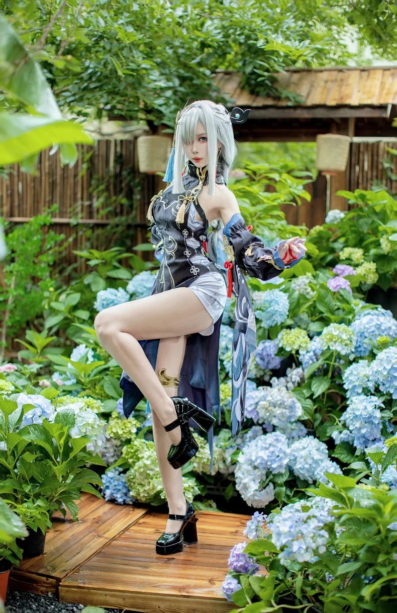 【Genshin Impact】Shenhe Cosplay Costume Full Set