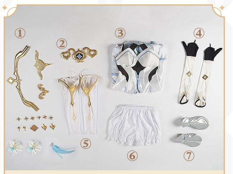 【Genshin Impact】 Lumine Cosplay Costume Full Set