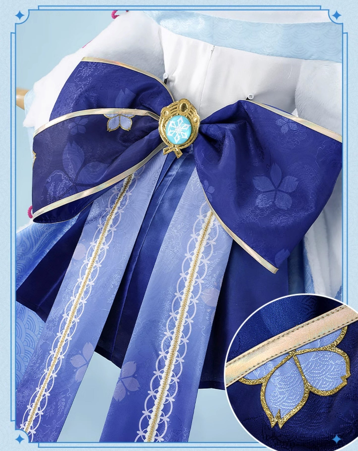 【Genshin Impact】Kamisato Ayaka Cosplay Costume Full Set
