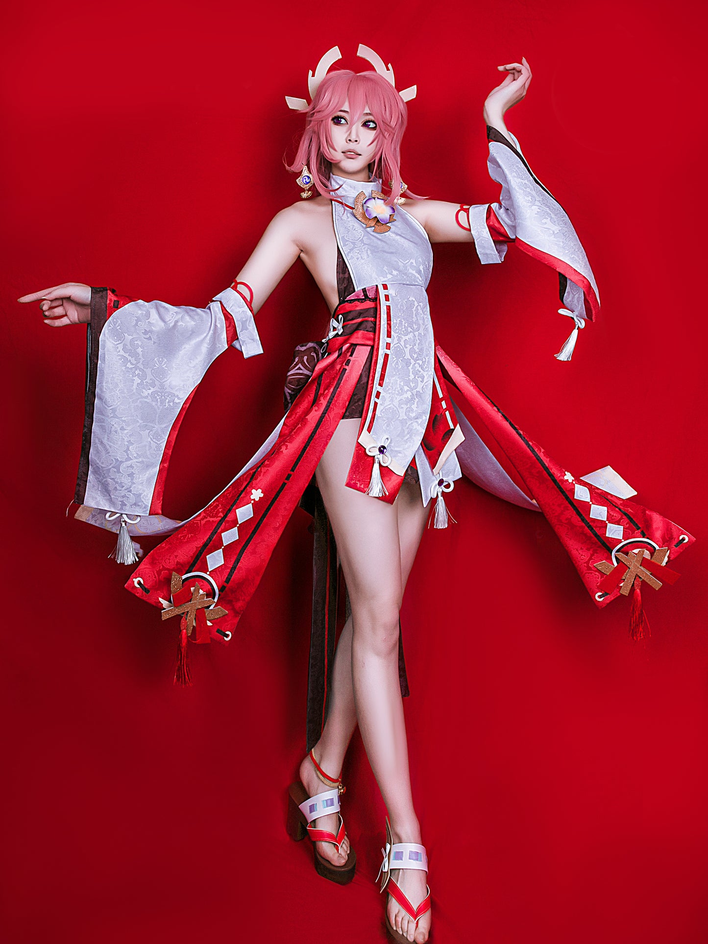 【Genshin Impact】Yae Miko Cosplay Costume Full Set