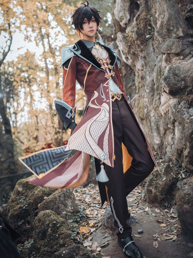 【Genshin Impact】Zhongli Cosplay Costume Full Set