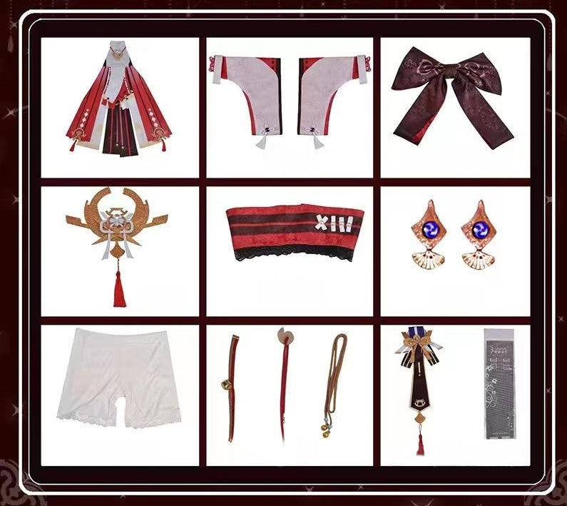 【Genshin Impact】Yae Miko Cosplay Costume Full Set