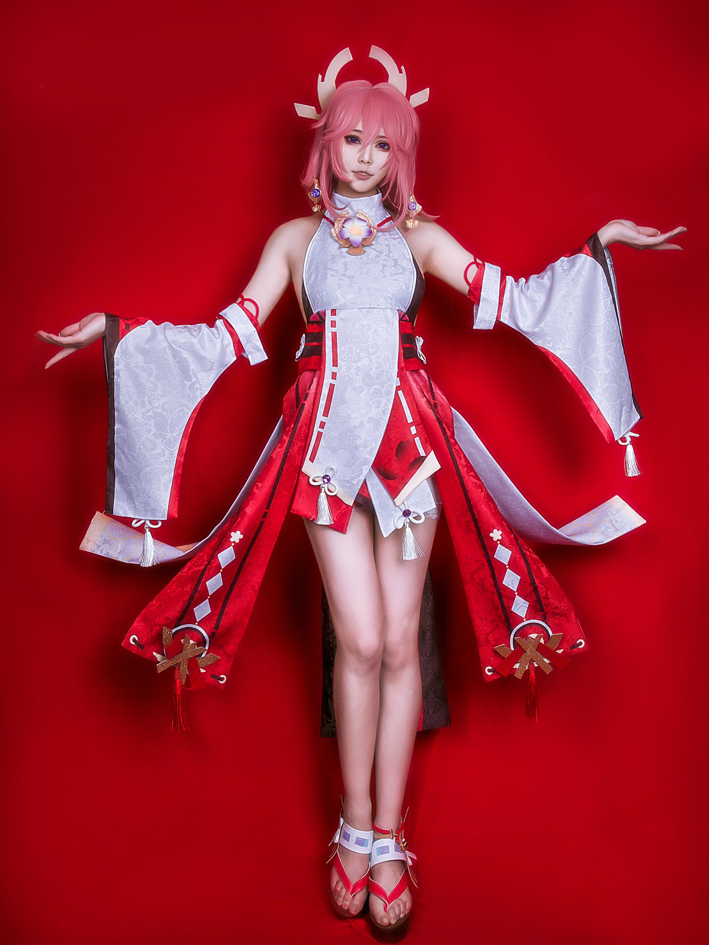 【Genshin Impact】Yae Miko Cosplay Costume Full Set