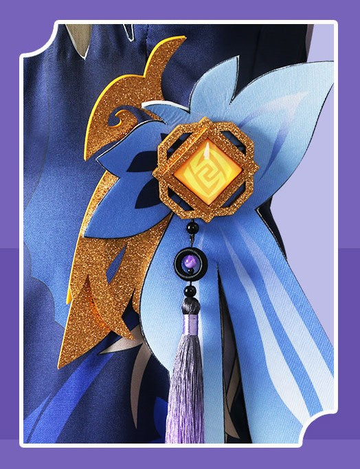 【Genshin Impact】Ningguang(Orchid’s Evening Gown) Cosplay Costume Full Set
