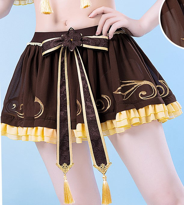 【Genshin Impact】Hu Tao (Swim Suit ver.) Cosplay Costume Full Set