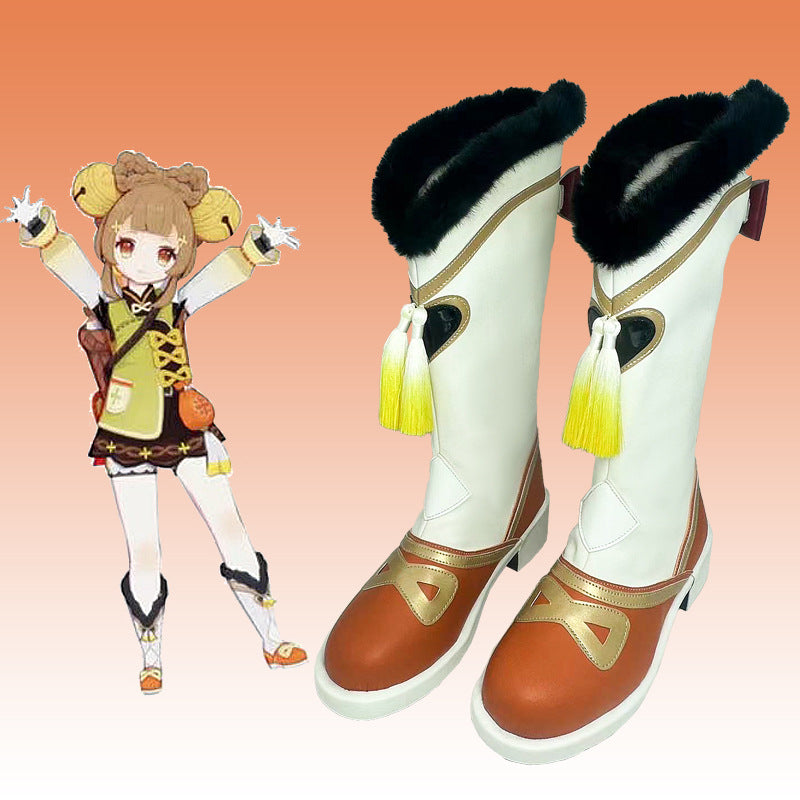 【Genshin Impact】Yaoyao Cosplay Costume Full Set