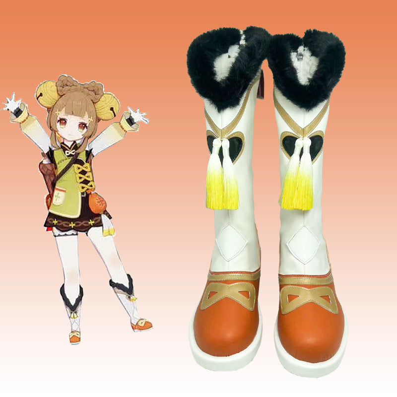 【Genshin Impact】Yaoyao Cosplay Costume Full Set