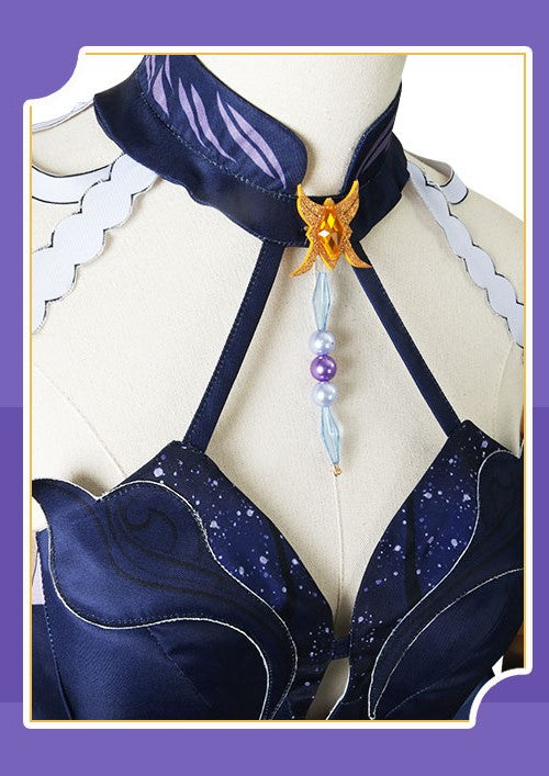 【Genshin Impact】Ningguang(Orchid’s Evening Gown) Cosplay Costume Full Set