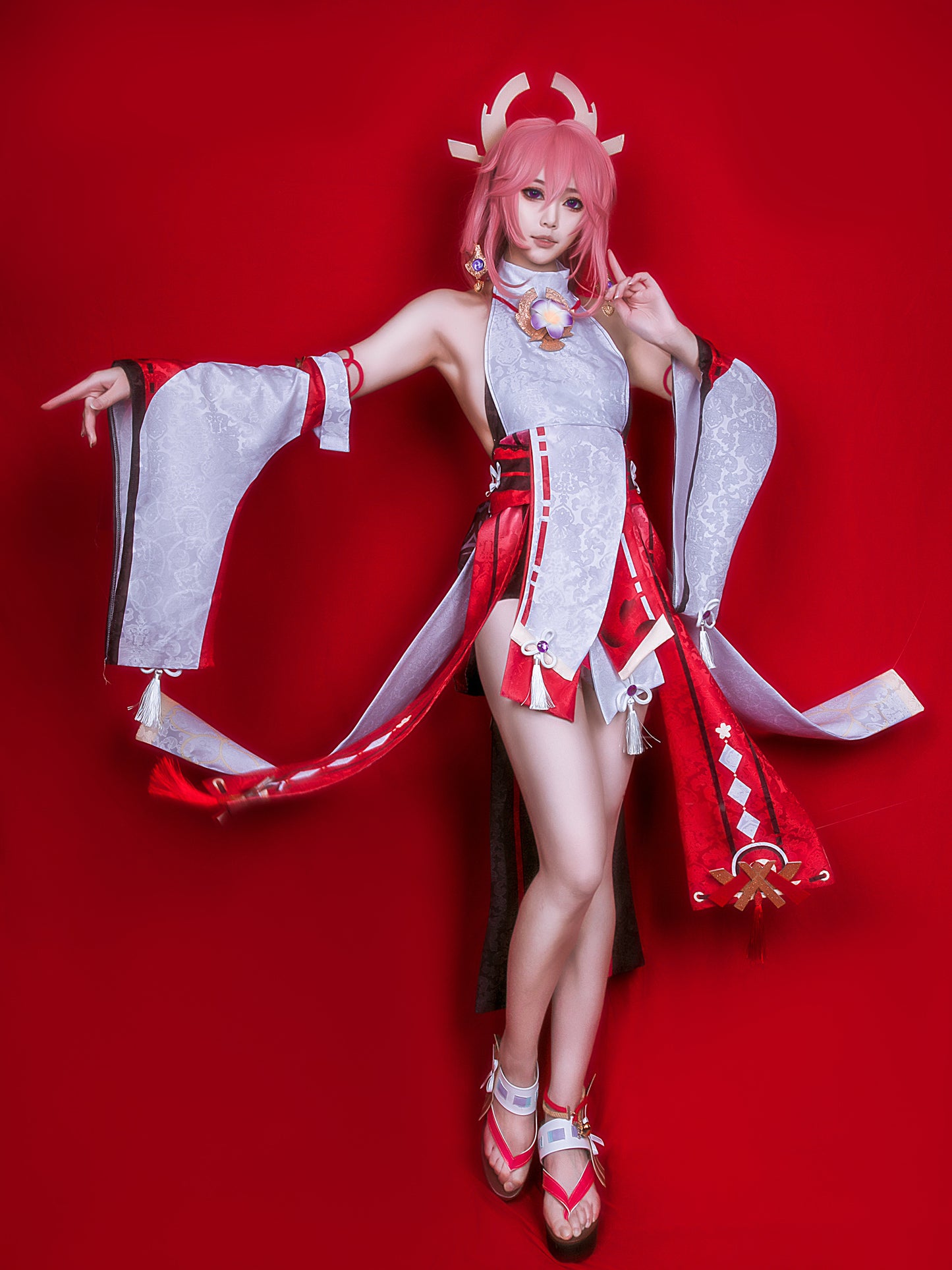 【Genshin Impact】Yae Miko Cosplay Costume Full Set