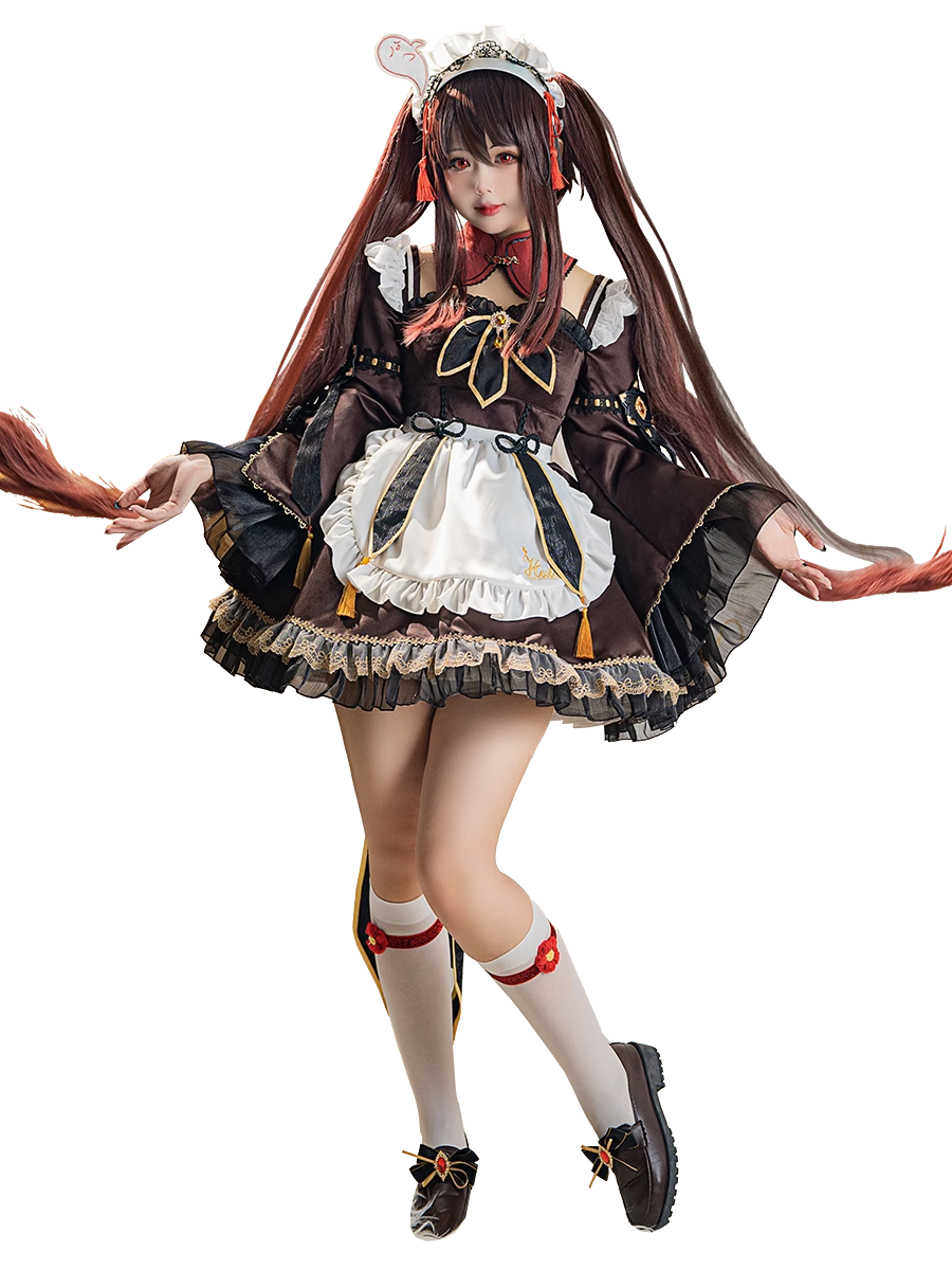 【Genshin Impact】Hu Tao Cosplay Costume Full Set
