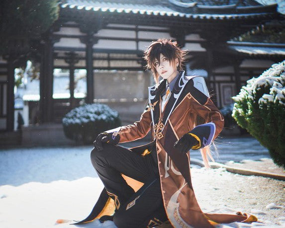 【Genshin Impact】Zhongli Cosplay Costume Full Set