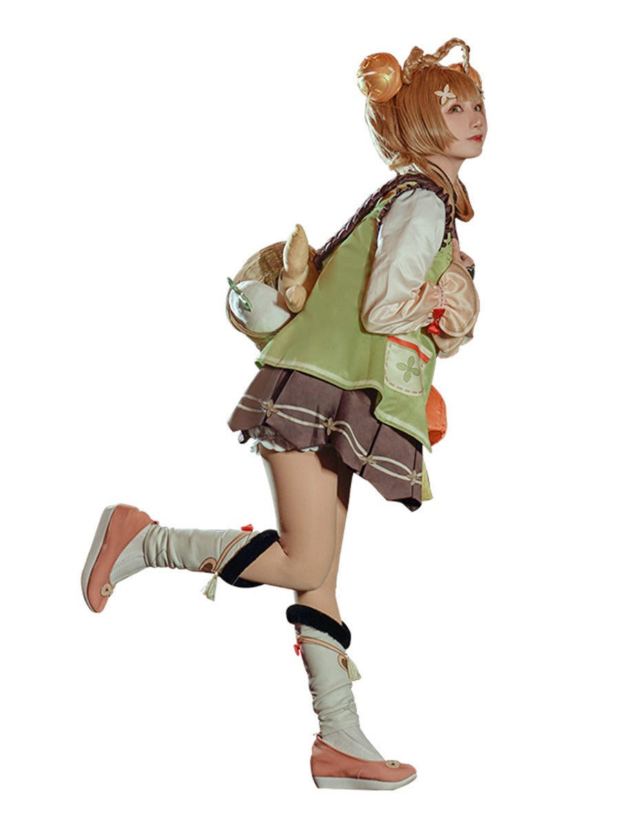 【Genshin Impact】Yaoyao Cosplay Costume Full Set