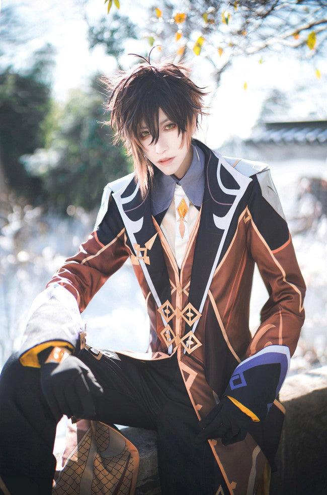 【Genshin Impact】Zhongli Cosplay Costume Full Set