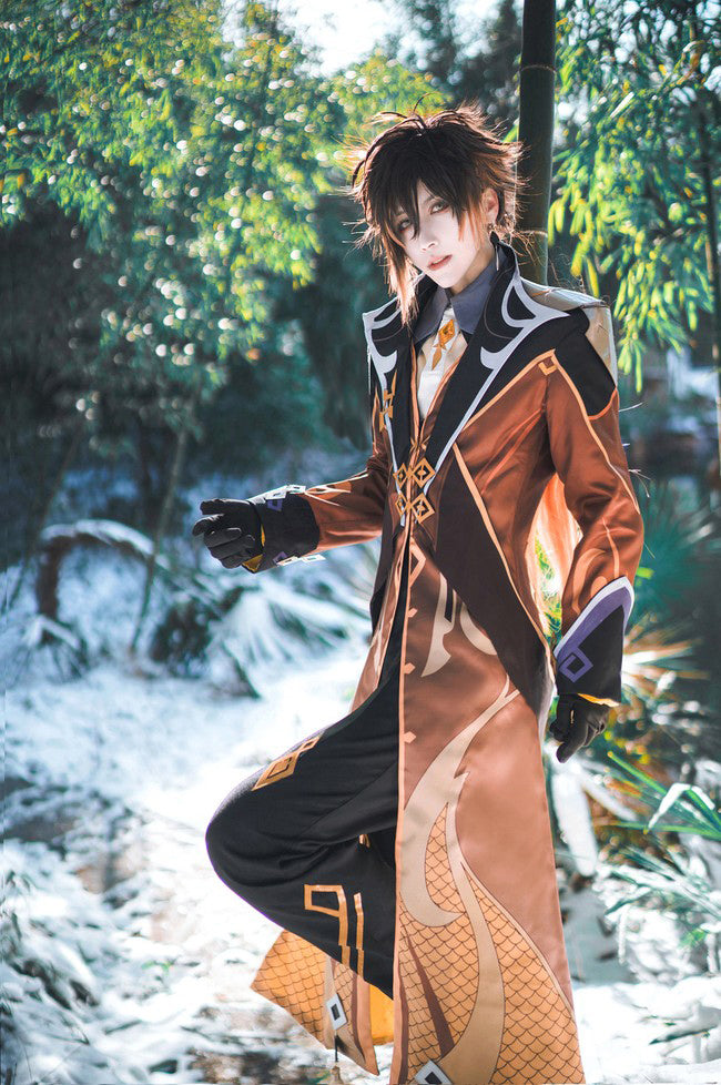 【Genshin Impact】Zhongli Cosplay Costume Full Set