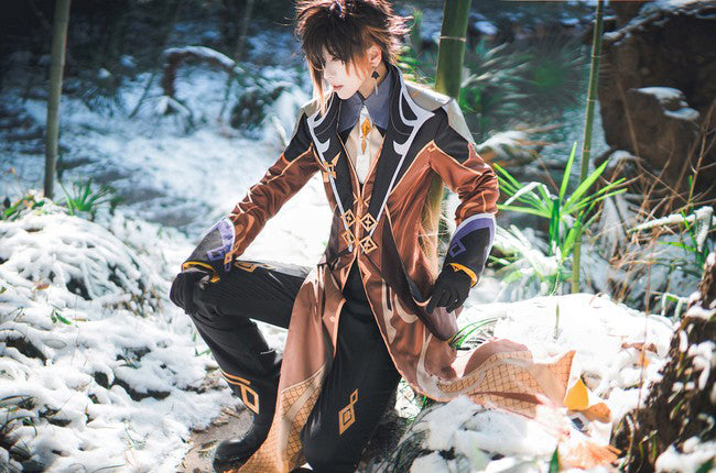 【Genshin Impact】Zhongli Cosplay Costume Full Set