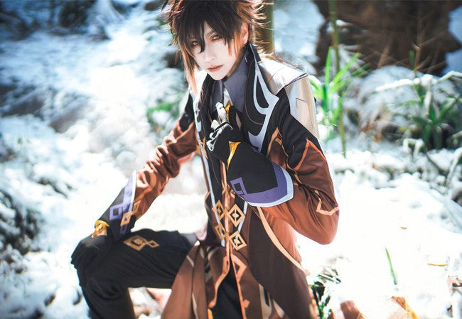 【Genshin Impact】Zhongli Cosplay Costume Full Set