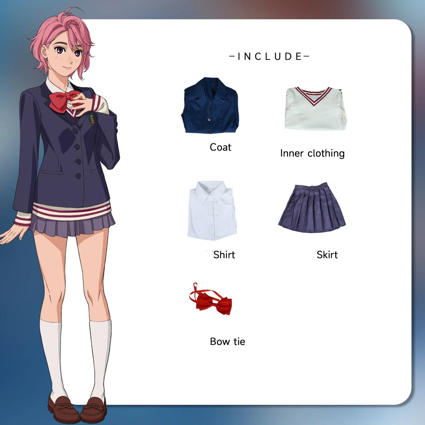 【DAN DA DAN】Aira Shiratori Cosplay Costume Full Set
