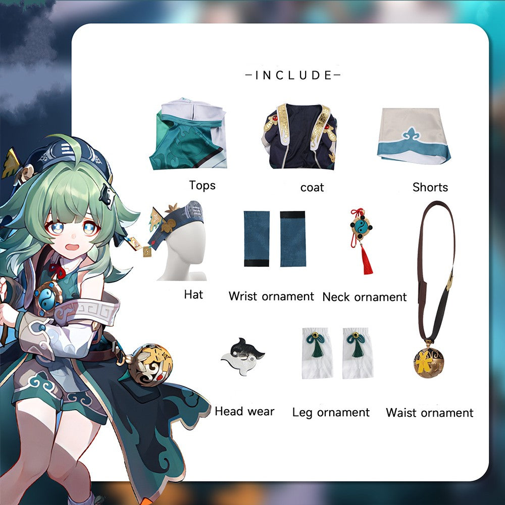 【Honkai: Star Rail】Huo Huo Cosplay Costume Full Set