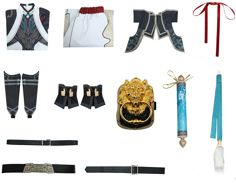 【Honkai: Star Rail】Jing Yuan Cosplay Costume Full Set