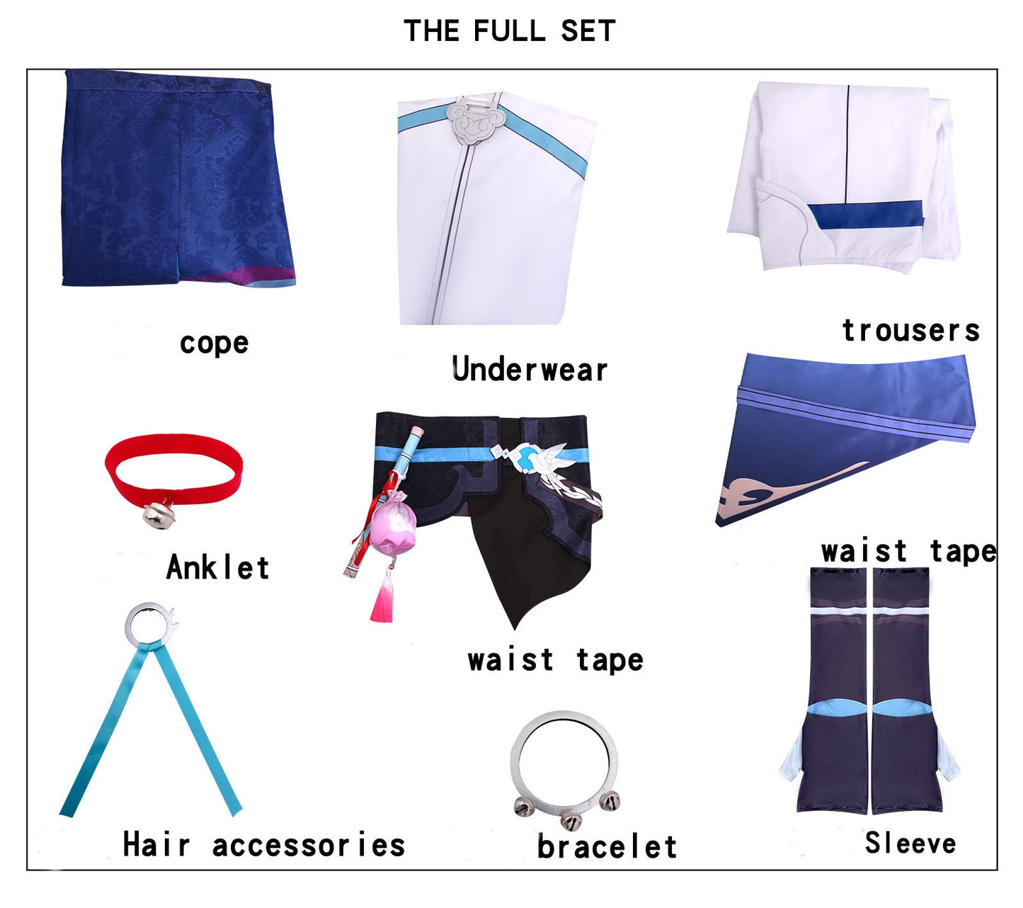 【Honkai: Star Rail】Yan Qing Cosplay Costume Full Set
