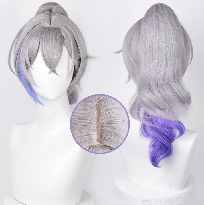 【Honkai: Star Rail】Silver Wolf Cosplay Wig