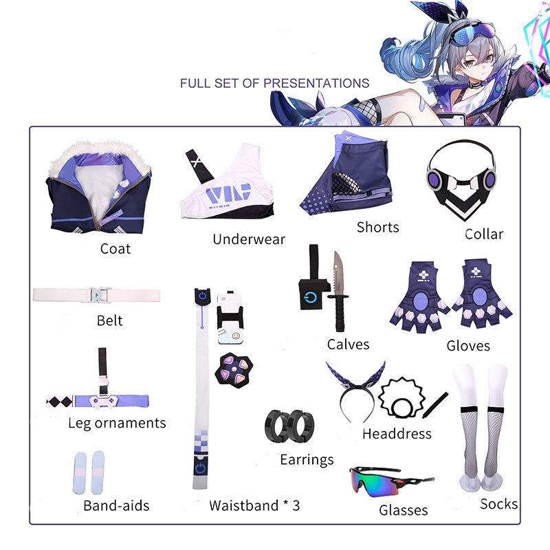 【Honkai: Star Rail】Silver Wolf Cosplay Costume Full Set