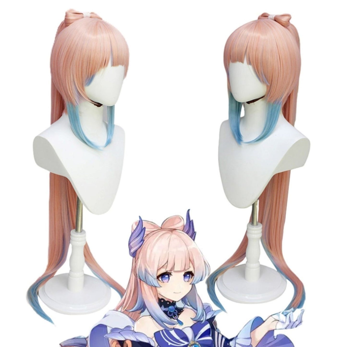 【Genshin Impact】Sangonomiya Kokomi Cosplay Costume Full Set