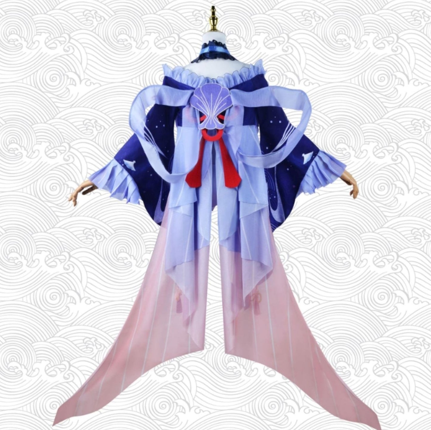 【Genshin Impact】Sangonomiya Kokomi Cosplay Costume Full Set