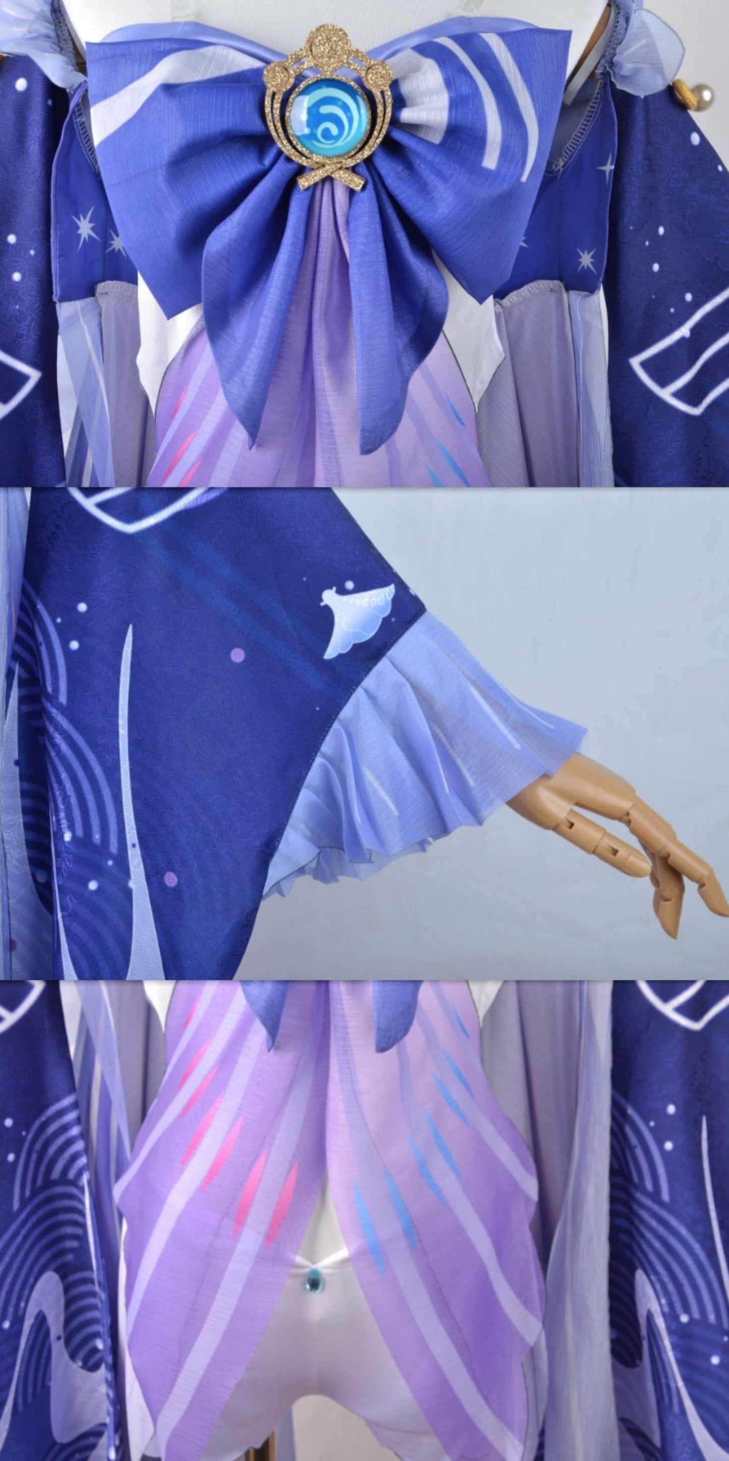 【Genshin Impact】Sangonomiya Kokomi Cosplay Costume Full Set
