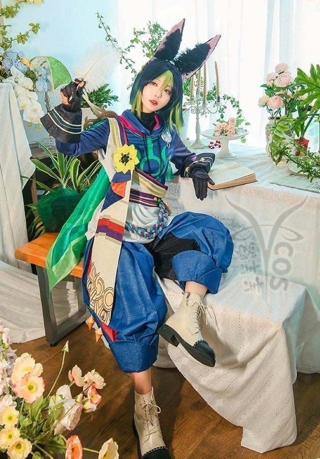 【Genshin Impact】Tighnari Cosplay Costume Full Set (Input Full set sale only)