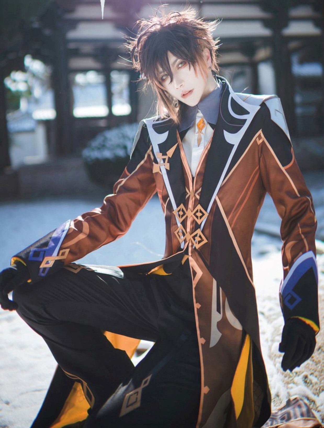 【Genshin Impact】Zhongli Cosplay Costume Full Set