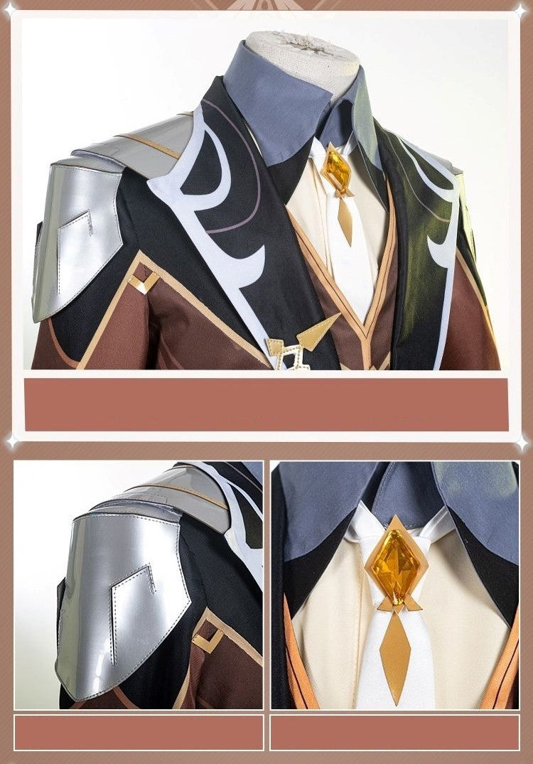 【Genshin Impact】Zhongli Cosplay Costume Full Set