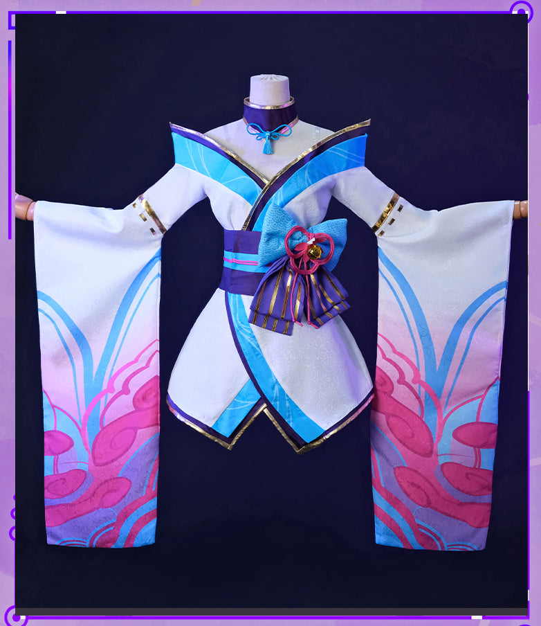 【League of Legends】Spirit Blossom Ahri Cosplay Costume Full Set