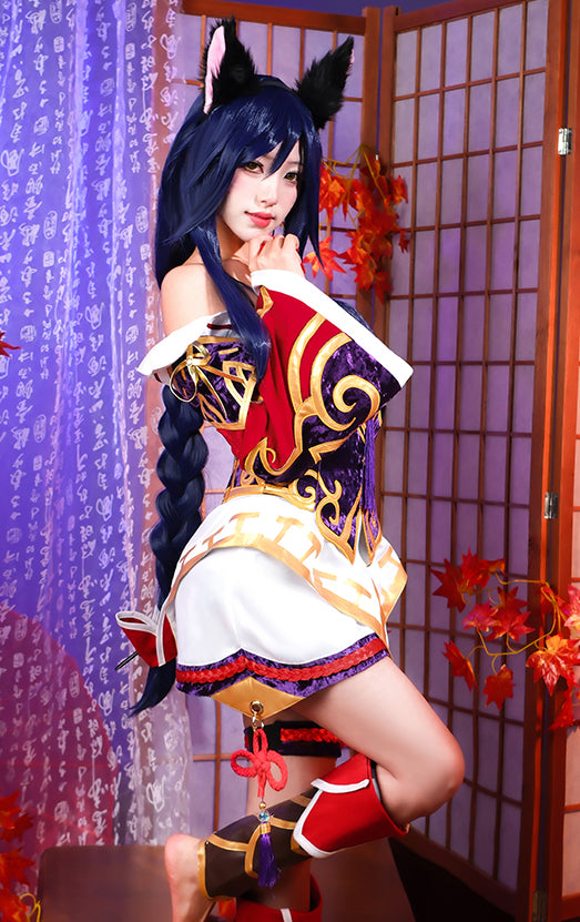 【League of Legends】Ahri Cosplay Costume Full Set