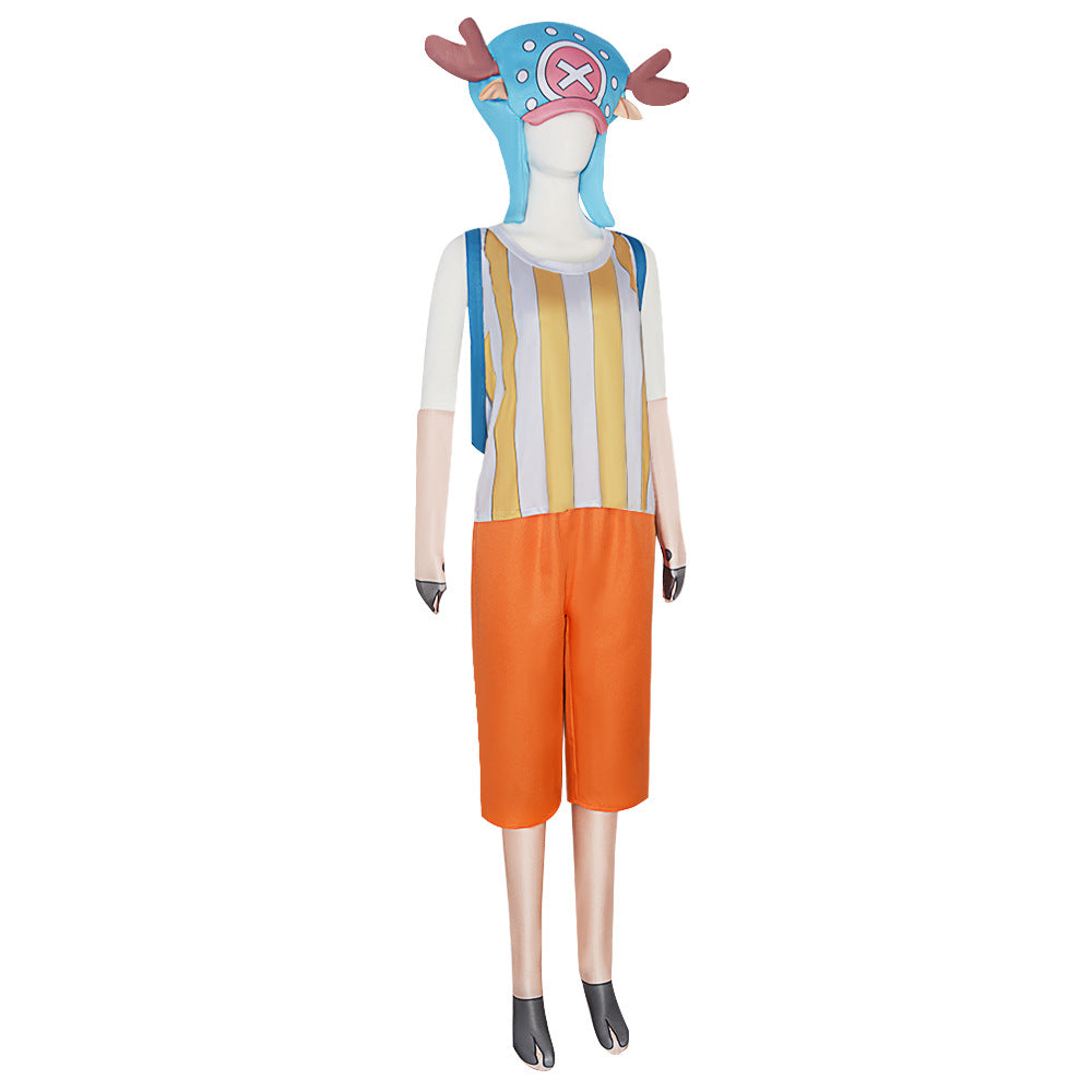 【One Piece】Tony Tony Chopper Cosplay Costume Full Set