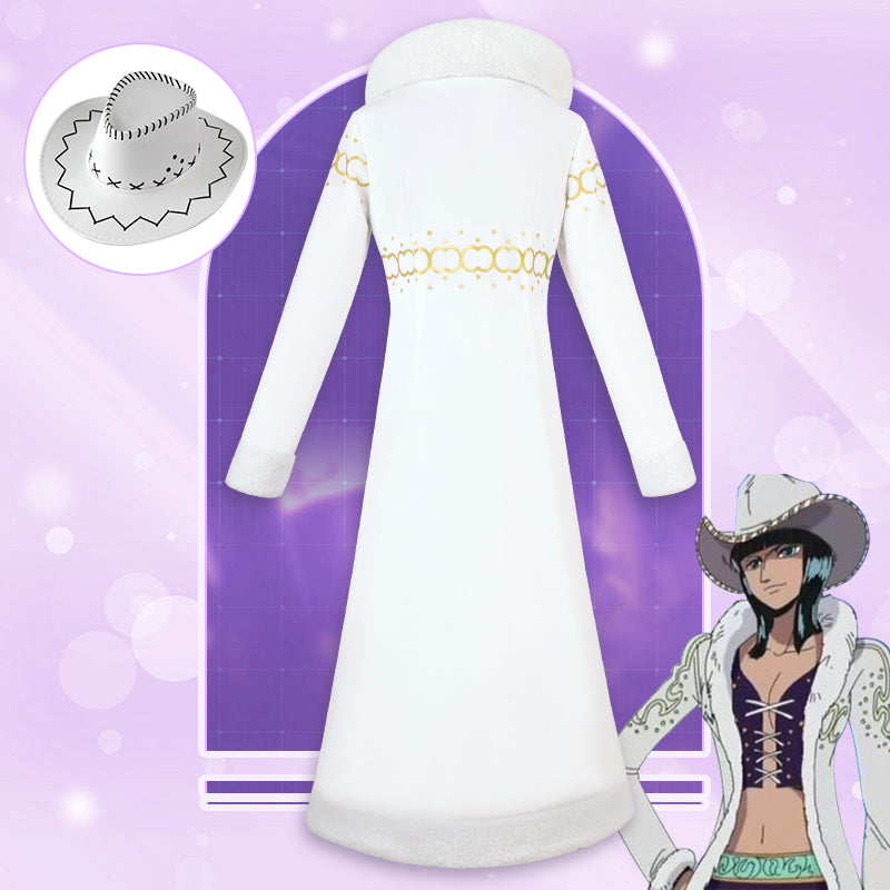 【One Piece】Boa Hankokku Cosplay Costume Full Set