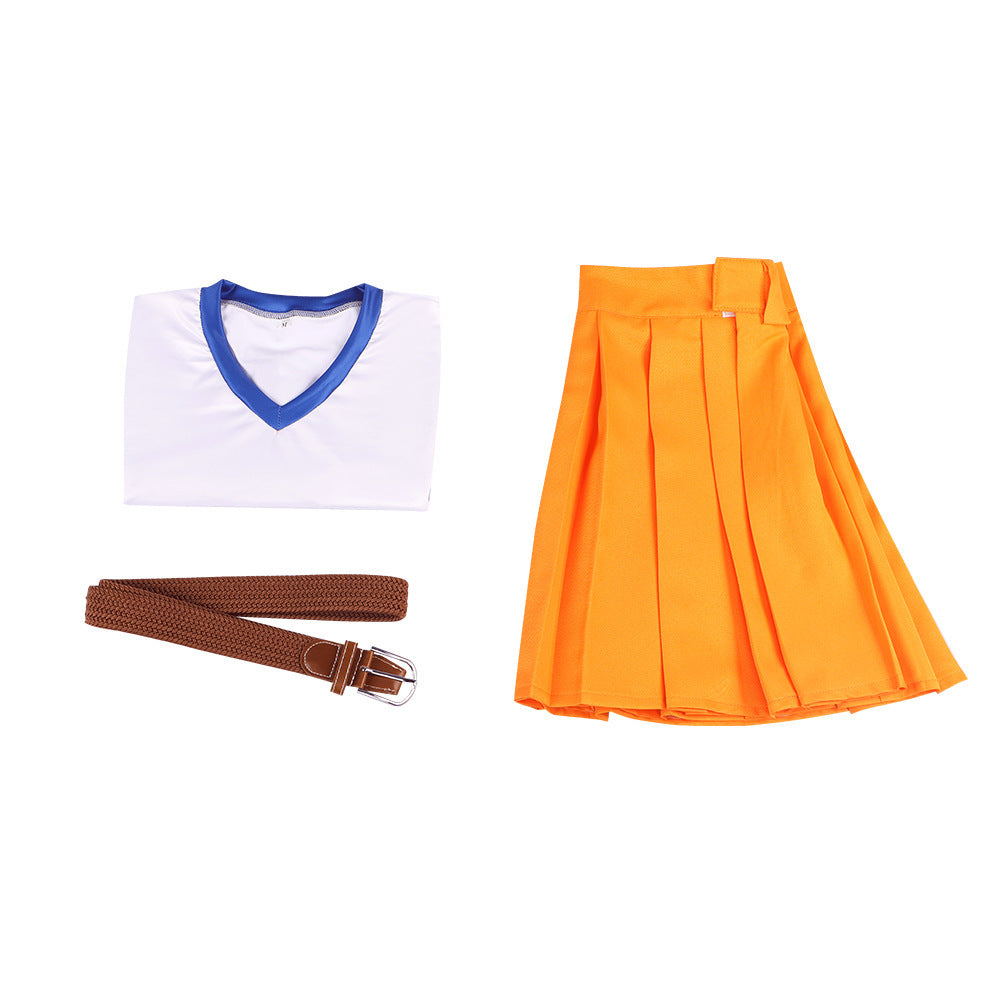 【One Piece】Netflx Nami Cosplay Costume Full Set
