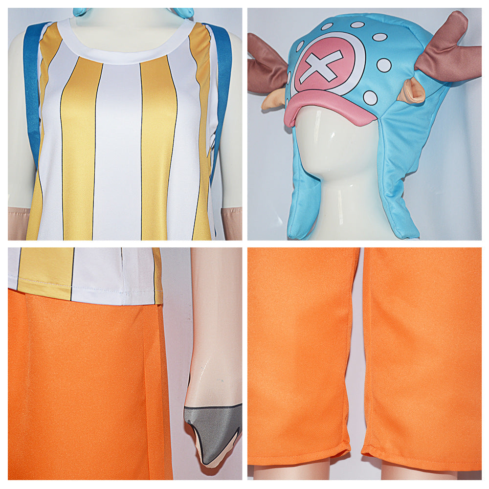 【One Piece】Tony Tony Chopper Cosplay Costume Full Set